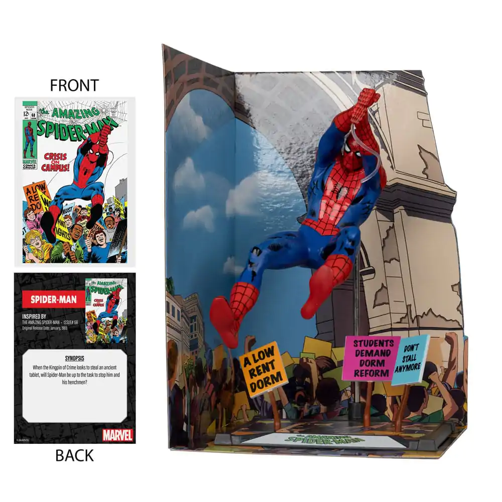 Marvel Collection PVC Kip 1/10 Spider-Man (The Amazing Spider-Man #68) (Gold Label) 15 cm fotografija izdelka