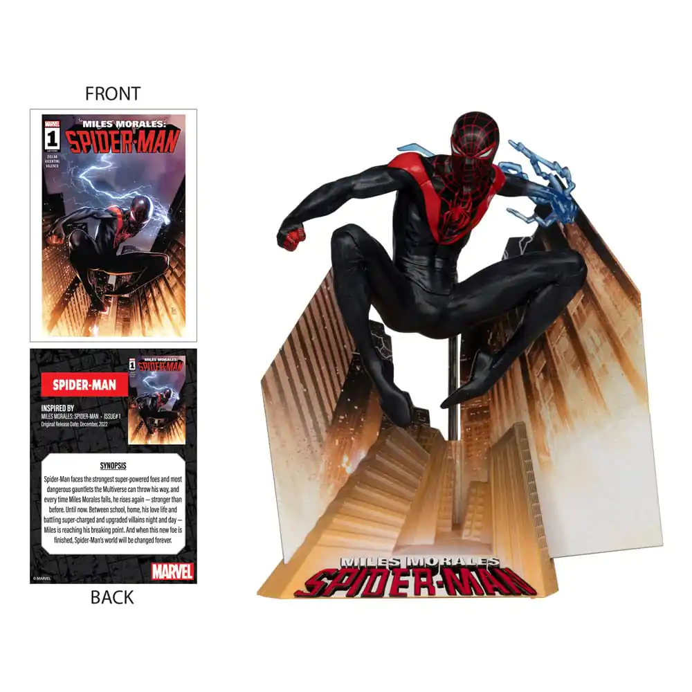 Marvel Collection PVC kip 1/10 Spider-Man (Miles Morales: Spider-Man #1) 13 cm fotografija izdelka