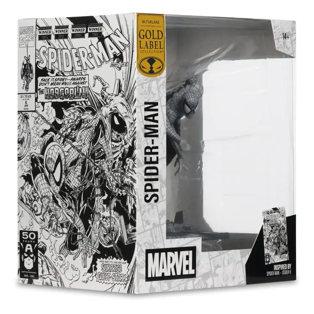 Marvel Collection PVC Kip 1/10 Spider-Man (Spider-Man #6)(Line Art)(Gold Label) 10 cm fotografija izdelka