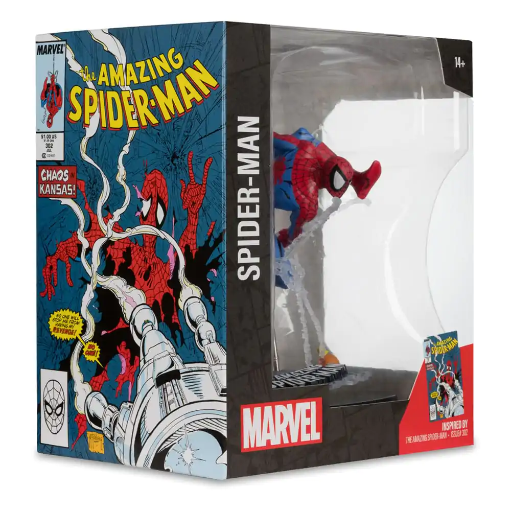 Marvel Collection PVC Kip 1/10 Spider-Man (The Amazing Spider-Man #302) 17 cm fotografija izdelka