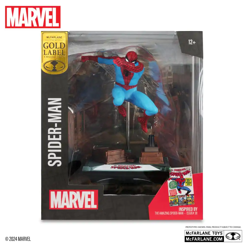 Marvel Collection PVC Kip 1/10 Spider-Man (The Amazing Spider-Man #38) (Gold Label) 15 cm fotografija izdelka