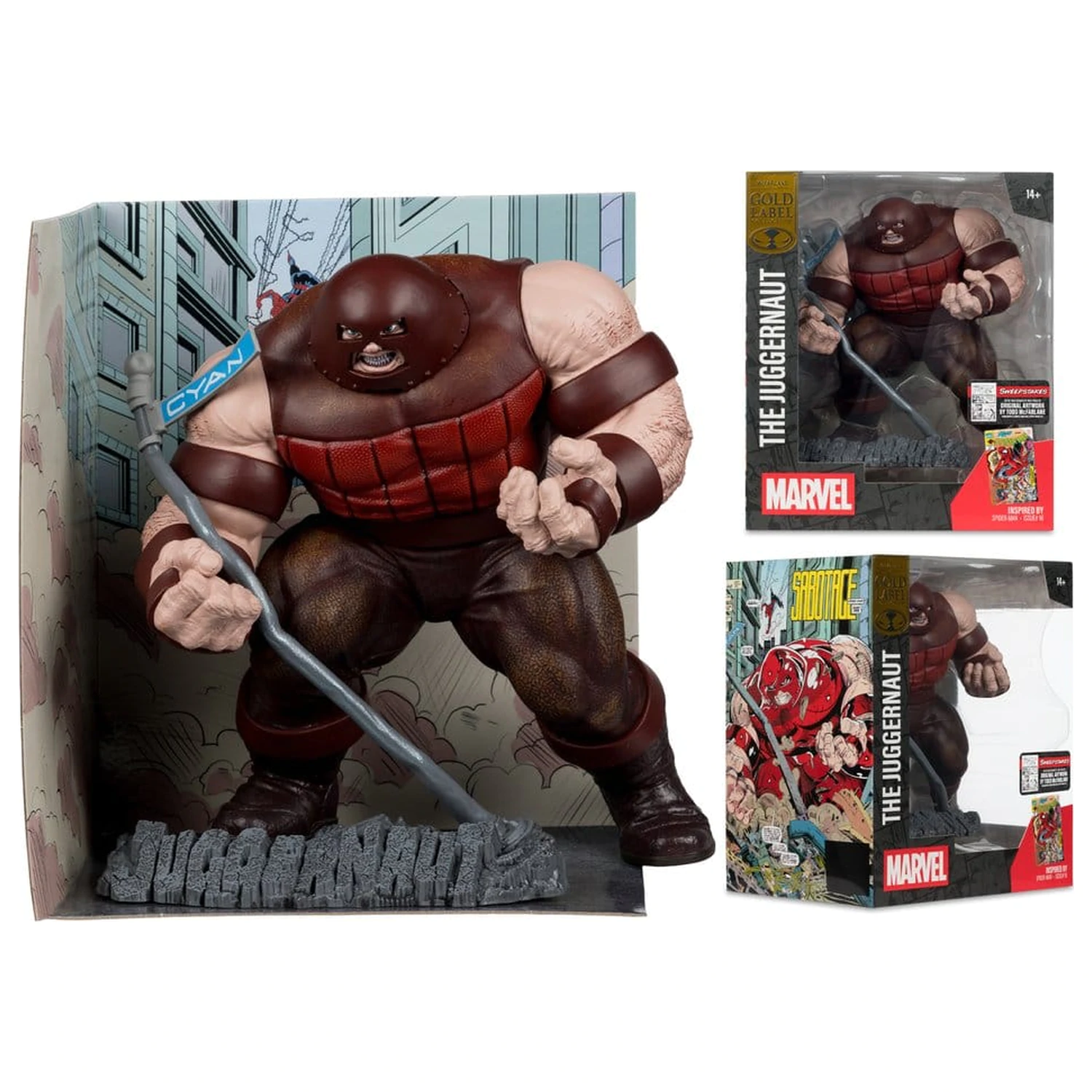 Marvel Collection PVC kip 1/10 The Juggernaut (Spider-Man #16) Gold Label 17 cm fotografija izdelka