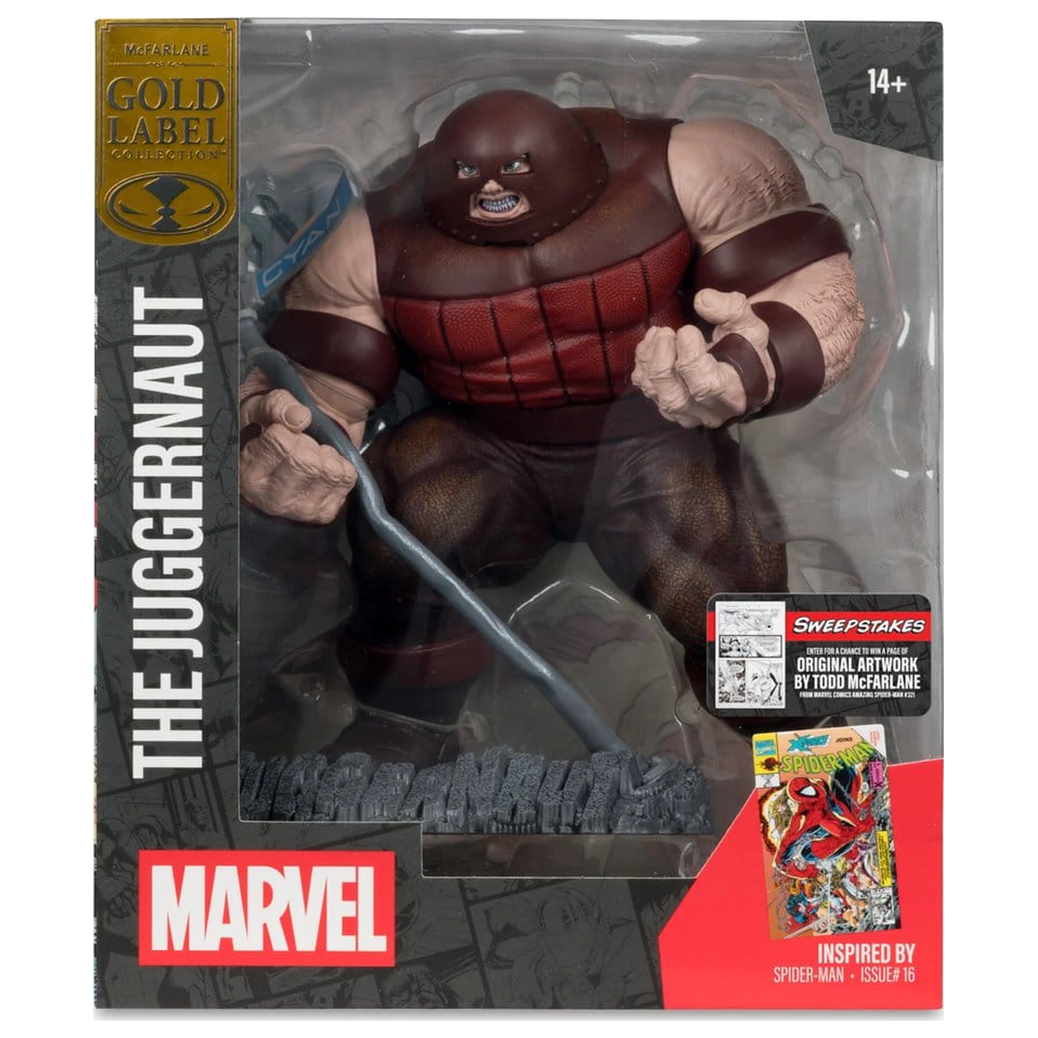 Marvel Collection PVC kip 1/10 The Juggernaut (Spider-Man #16) Gold Label 17 cm fotografija izdelka