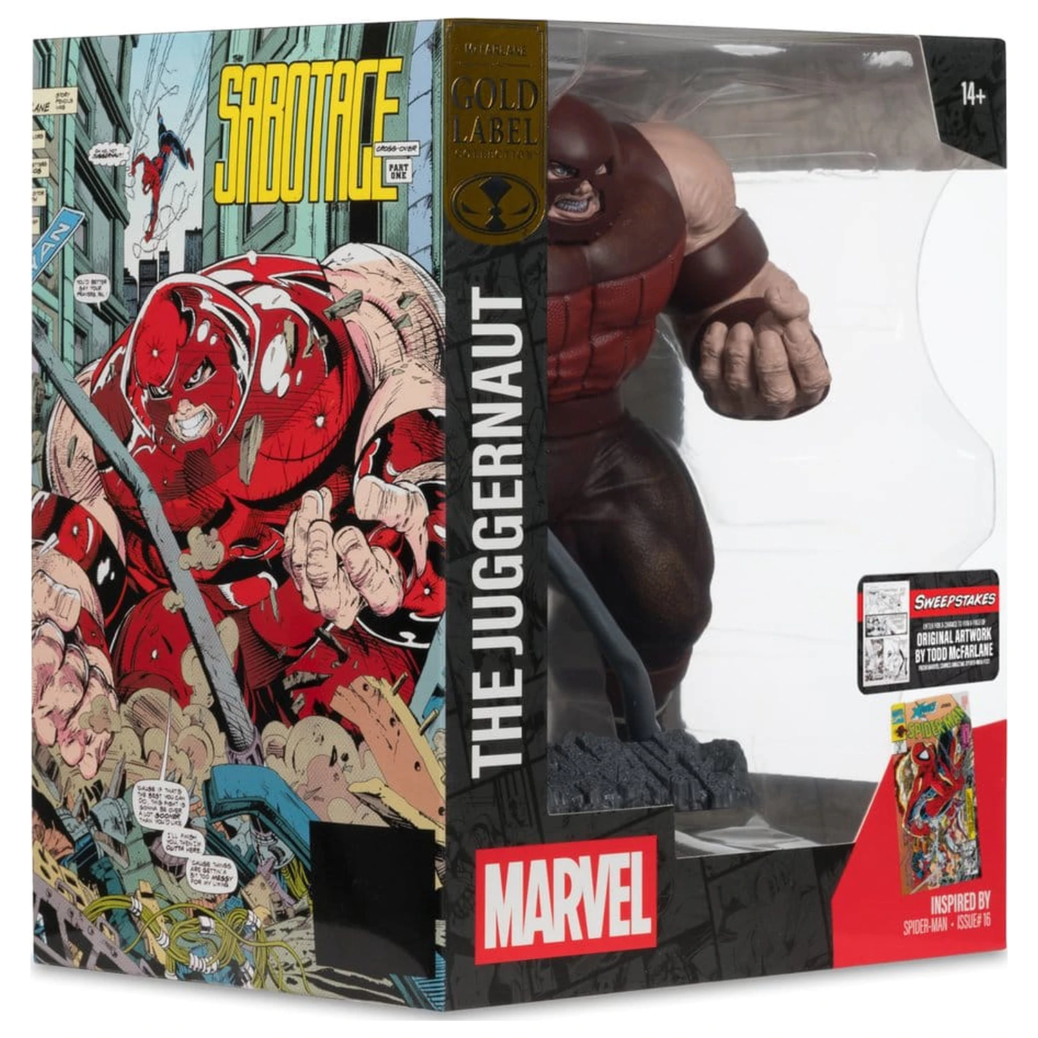 Marvel Collection PVC kip 1/10 The Juggernaut (Spider-Man #16) Gold Label 17 cm fotografija izdelka