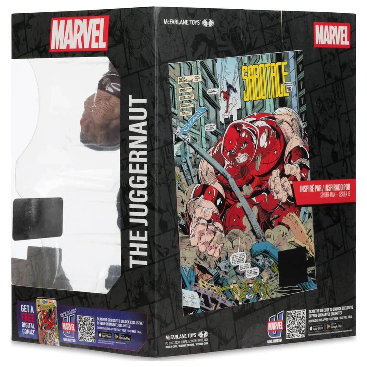 Marvel Collection PVC kip 1/10 The Juggernaut (Spider-Man #16) Gold Label 17 cm fotografija izdelka