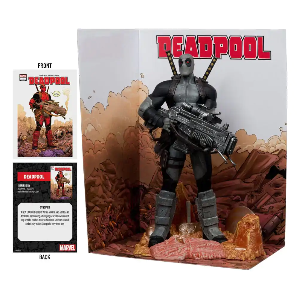 Marvel Collection PVC Kip 1/6 Deadpool (Deadpool #1)(Grey Suit Chase) 27 cm fotografija izdelka
