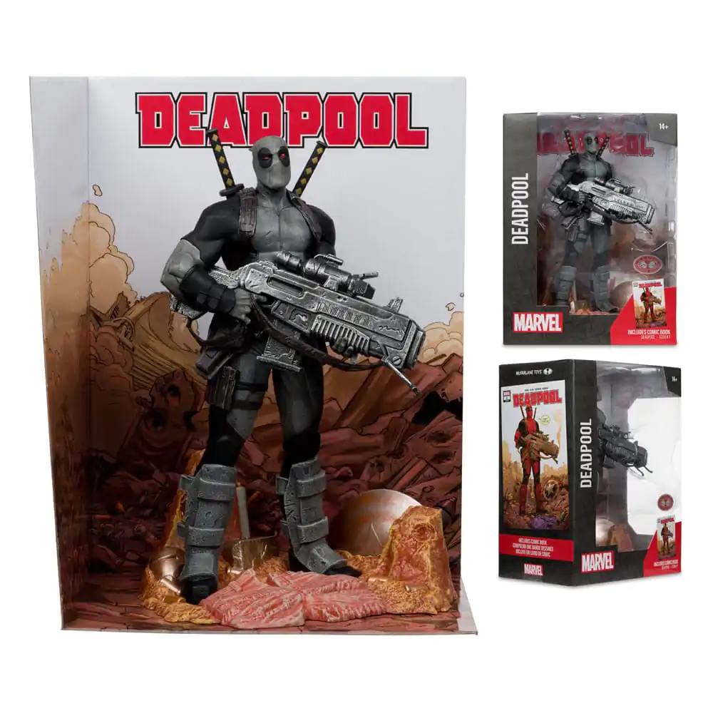 Marvel Collection PVC Kip 1/6 Deadpool (Deadpool #1)(Grey Suit Chase) 27 cm fotografija izdelka
