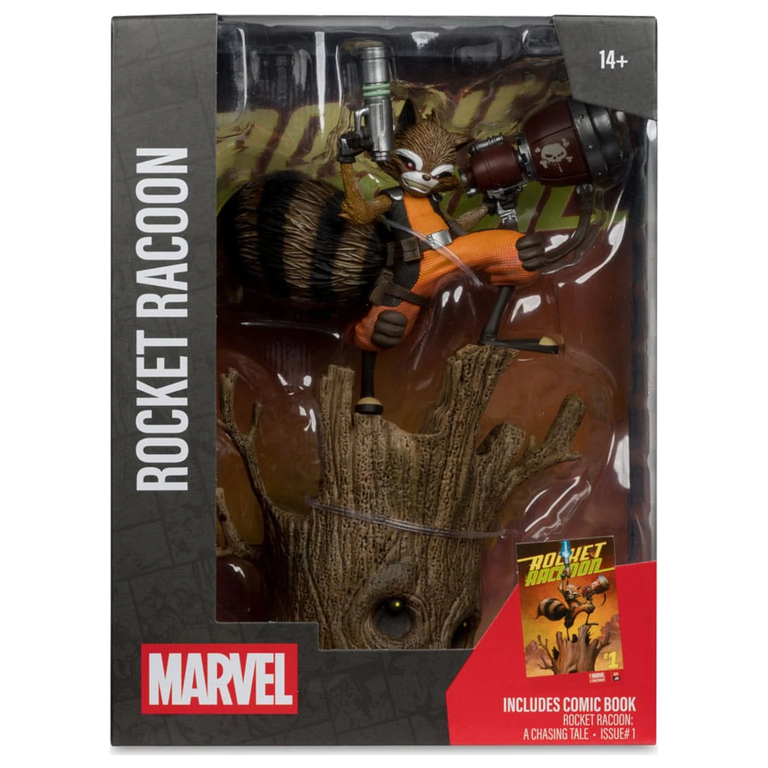 Marvel Collection PVC kip 1/6 Rocket Racoon (Rocket Racoon: A Chasing Tale #1) 18 cm fotografija izdelka