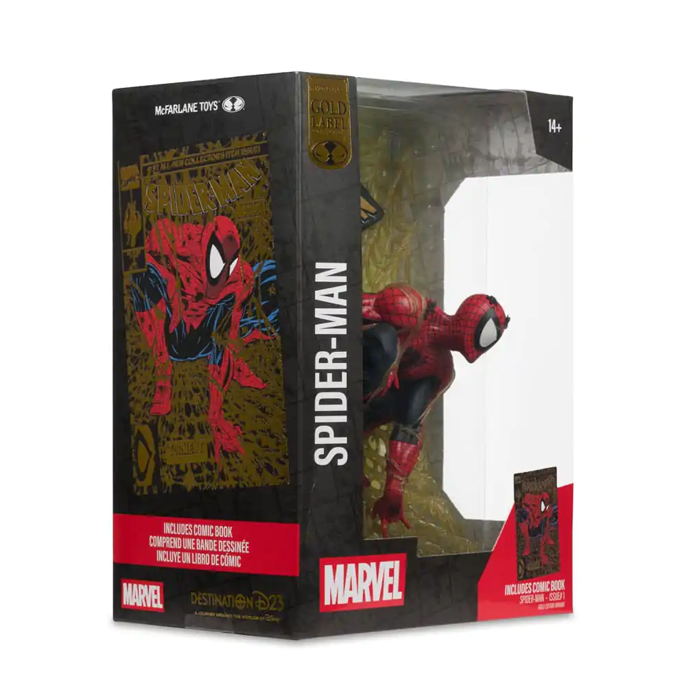 Marvel Collection PVC Kip 1/6 Spider-Man (Spider-Man # 1) (Gold Edition) (Gold Label) 15 cm fotografija izdelka