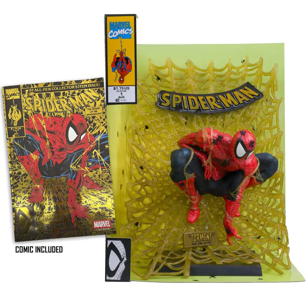 Marvel Collection PVC Kip 1/6 Spider-Man (Spider-Man # 1) (Gold Edition) (Gold Label) 15 cm fotografija izdelka
