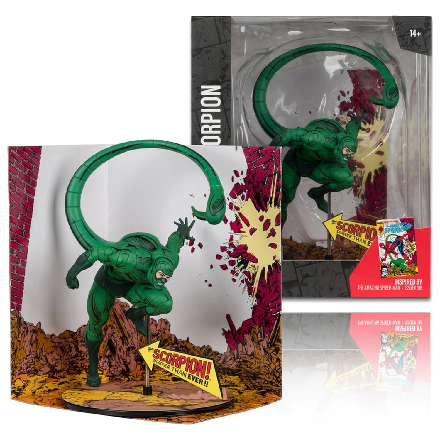 Marvel Collection PVC figura 1/10 Scorpion (The Amazing Spider-Man #318) 17 cm fotografija izdelka