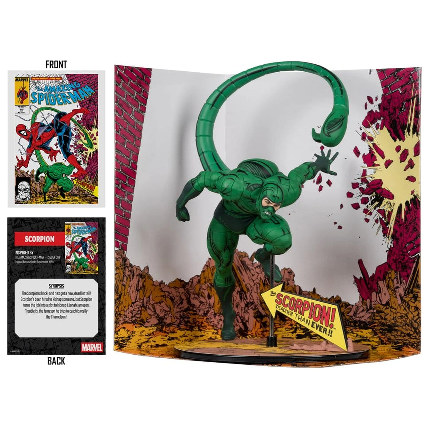 Marvel Collection PVC figura 1/10 Scorpion (The Amazing Spider-Man #318) 17 cm fotografija izdelka