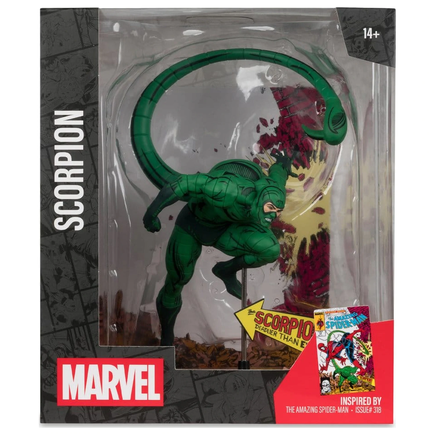 Marvel Collection PVC figura 1/10 Scorpion (The Amazing Spider-Man #318) 17 cm fotografija izdelka