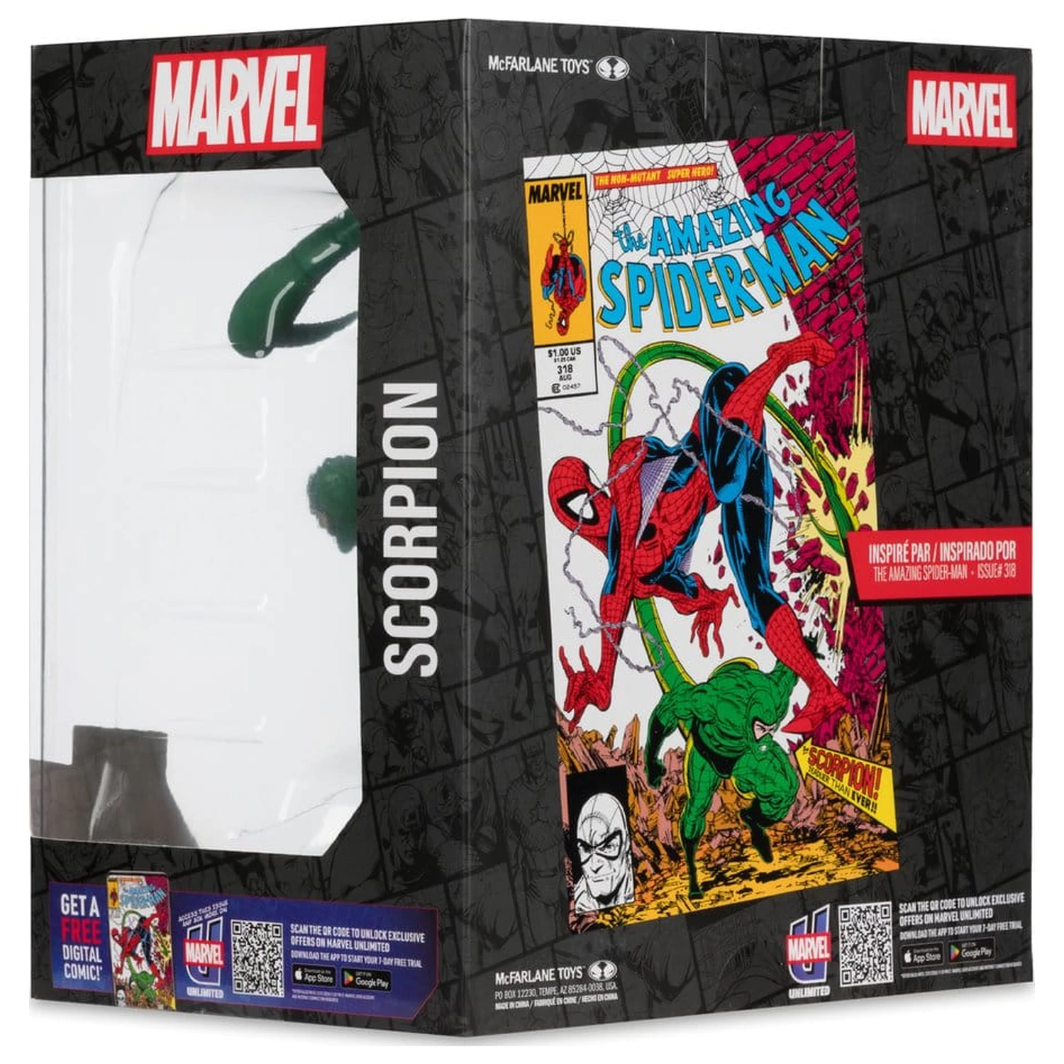 Marvel Collection PVC figura 1/10 Scorpion (The Amazing Spider-Man #318) 17 cm fotografija izdelka