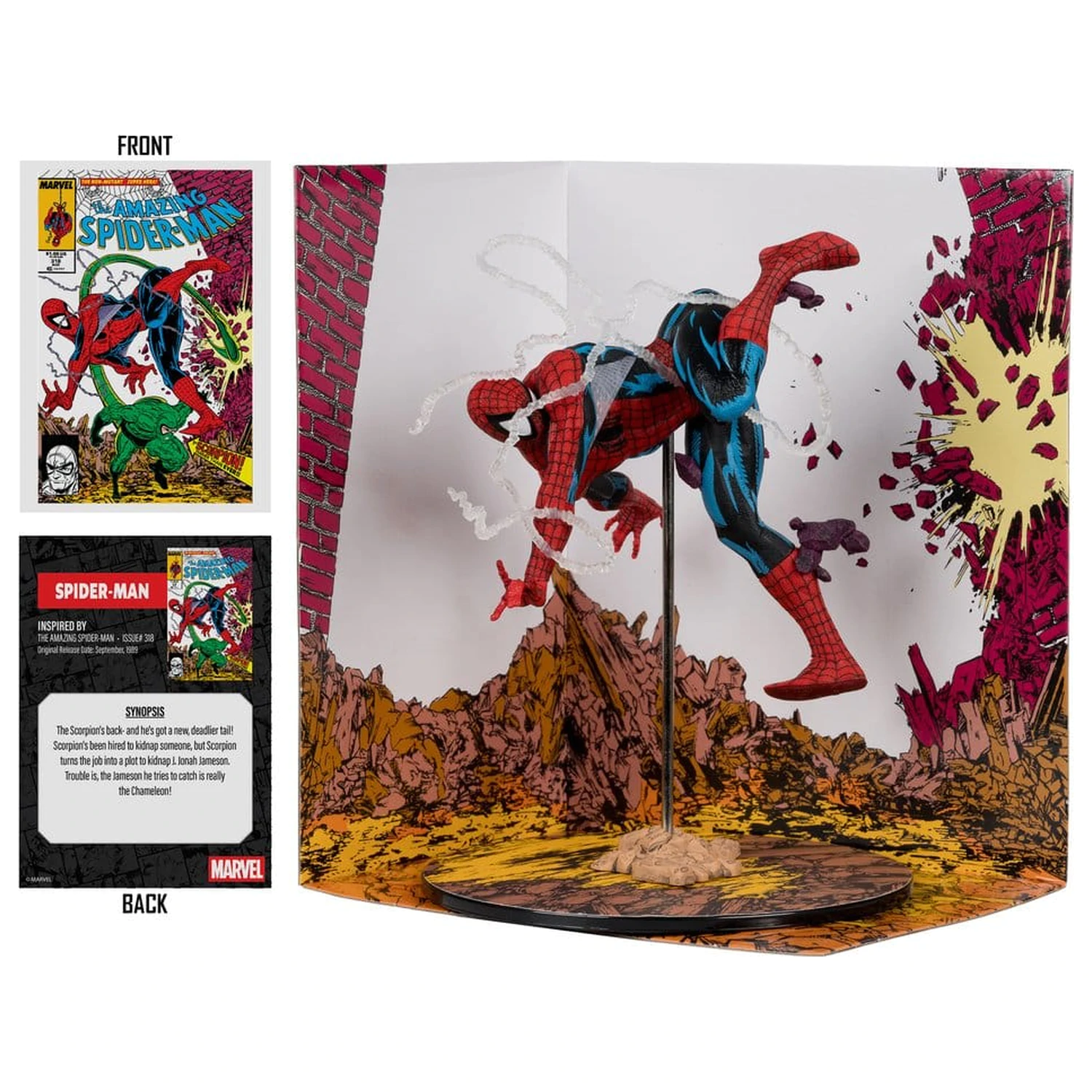Marvel Collection PVC Figura 1/10 Spider-Man (The Amazing Spider-Man #318) 17 cm fotografija izdelka