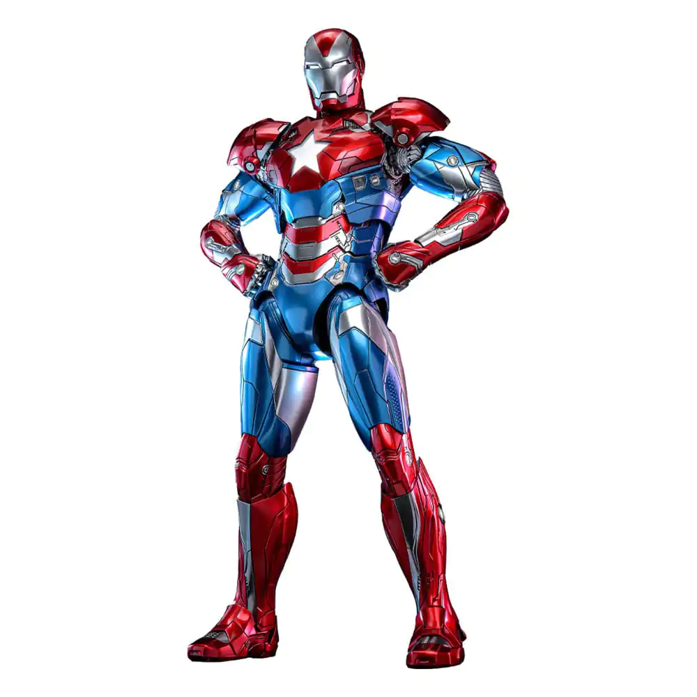 Marvel Comic Diecast Masterpiece akcijska figura 1/6 Iron Patriot Hot Toys Exclusive 32 cm fotografija izdelka