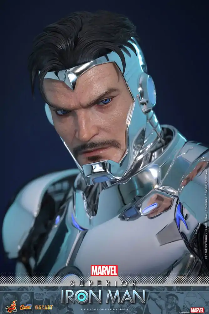 Marvel Strip Diecast Mojstrovina Akcijska figura 1/6 Superior Iron Man 32 cm fotografija izdelka