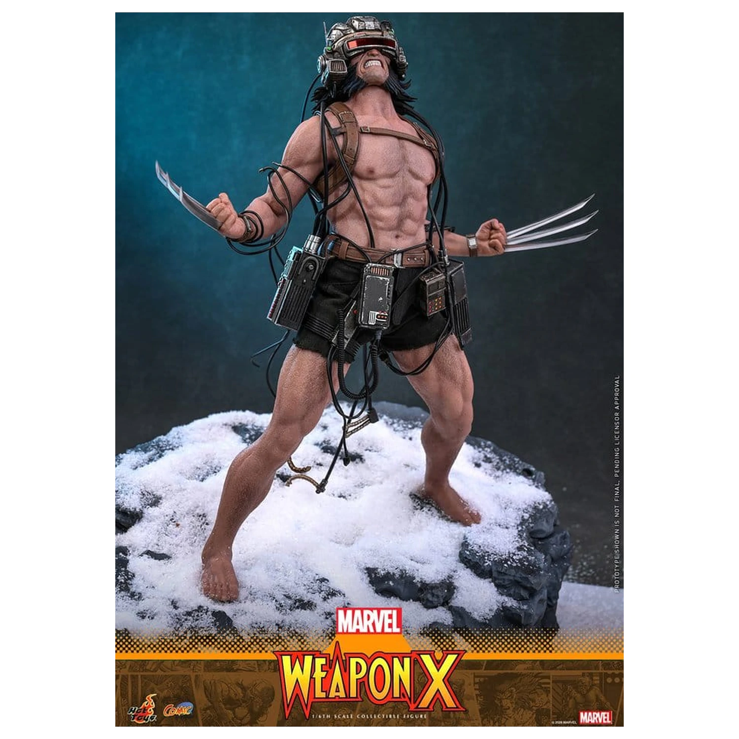 Marvel Comic Masterpiece akcijska figura 1/6 Weapon X 31 cm fotografija izdelka