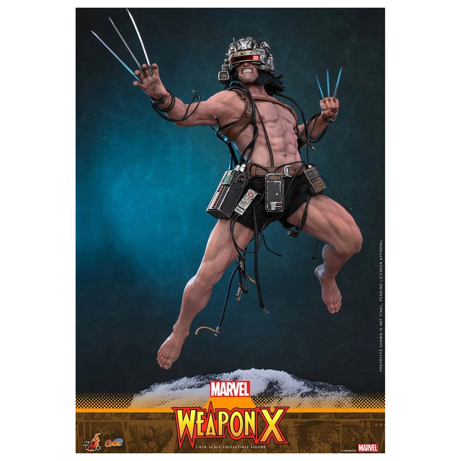 Marvel Comic Masterpiece akcijska figura 1/6 Weapon X 31 cm fotografija izdelka