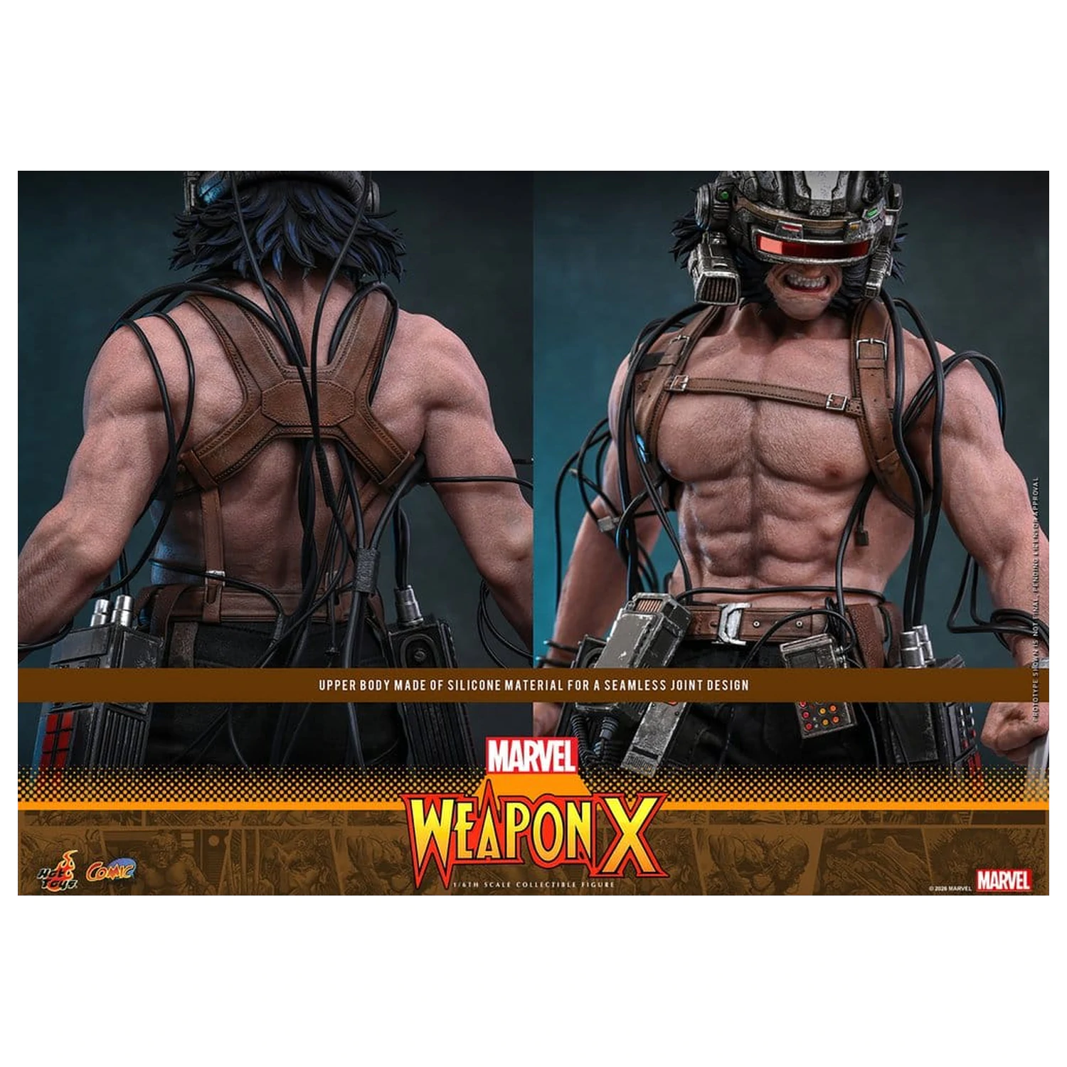 Marvel Comic Masterpiece akcijska figura 1/6 Weapon X 31 cm fotografija izdelka