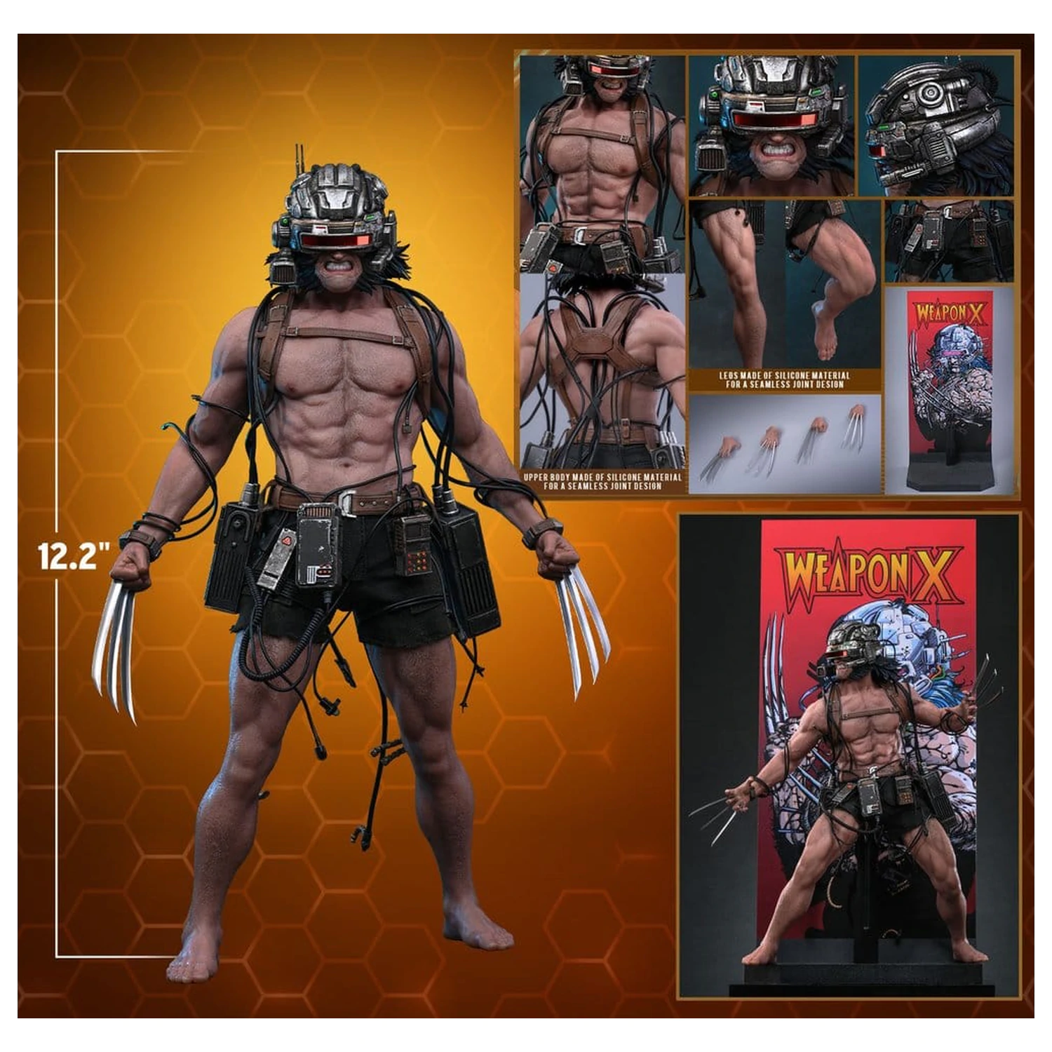 Marvel Comic Masterpiece akcijska figura 1/6 Weapon X 31 cm fotografija izdelka