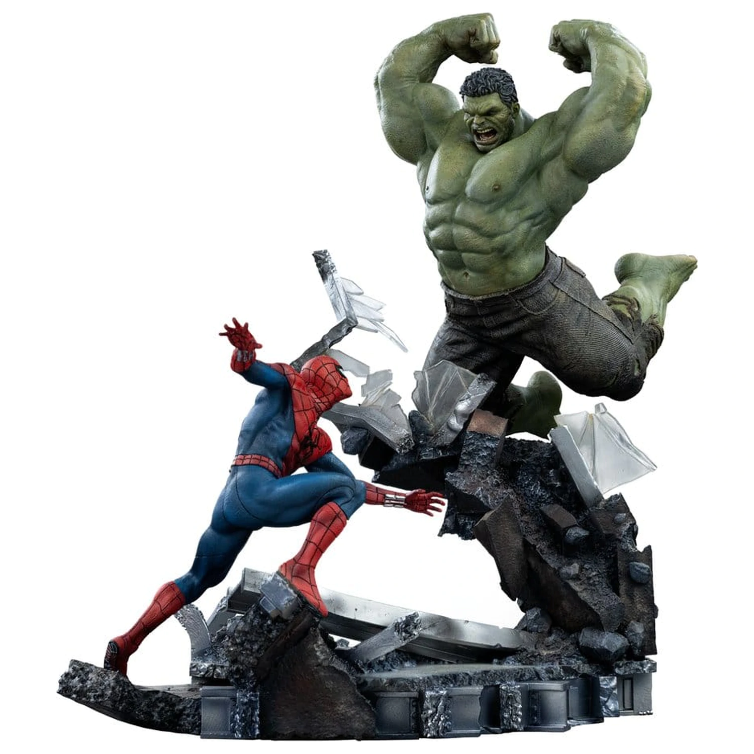 Marvel Comics Art Scale kip 1/10 Spider-Man vs Hulk 38 cm fotografija izdelka