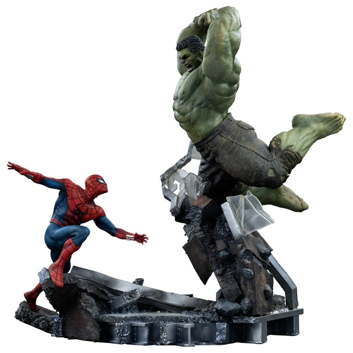 Marvel Comics Art Scale kip 1/10 Spider-Man vs Hulk 38 cm fotografija izdelka