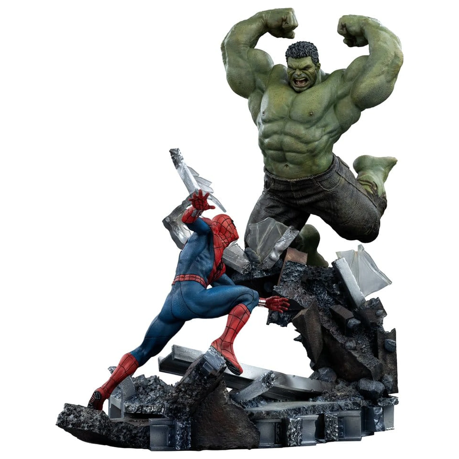 Marvel Comics Art Scale kip 1/10 Spider-Man vs Hulk 38 cm fotografija izdelka