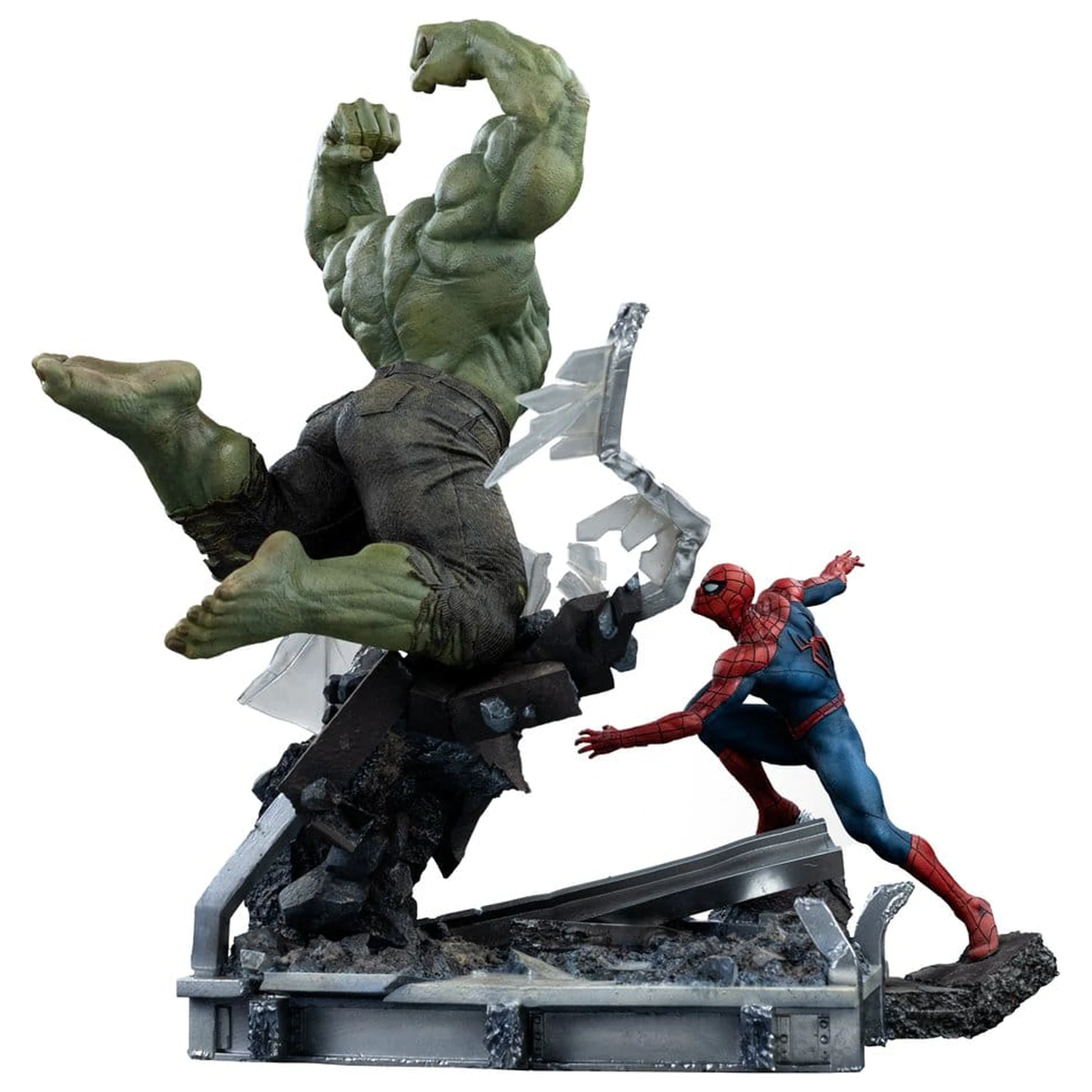 Marvel Comics Art Scale kip 1/10 Spider-Man vs Hulk 38 cm fotografija izdelka