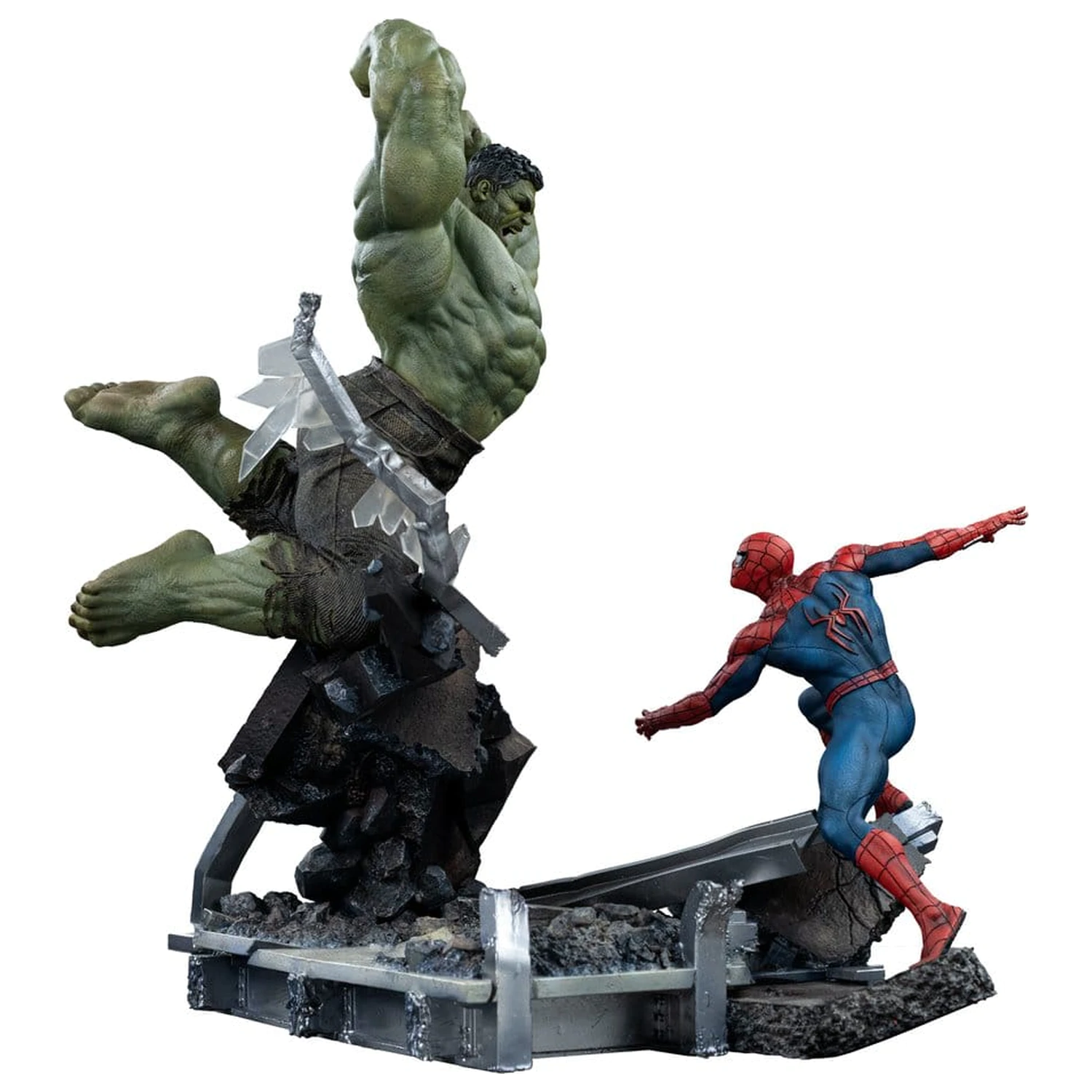 Marvel Comics Art Scale kip 1/10 Spider-Man vs Hulk 38 cm fotografija izdelka