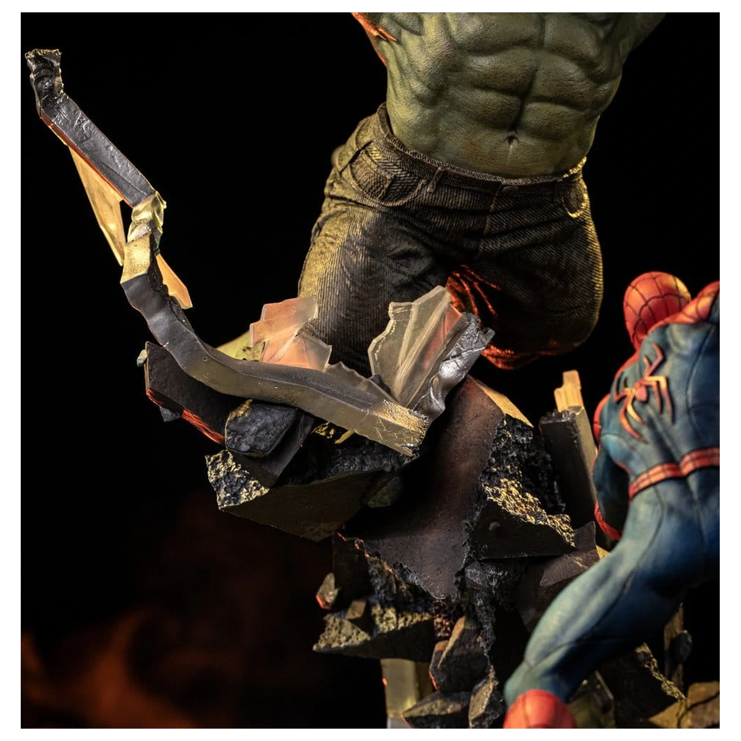 Marvel Comics Art Scale kip 1/10 Spider-Man vs Hulk 38 cm fotografija izdelka