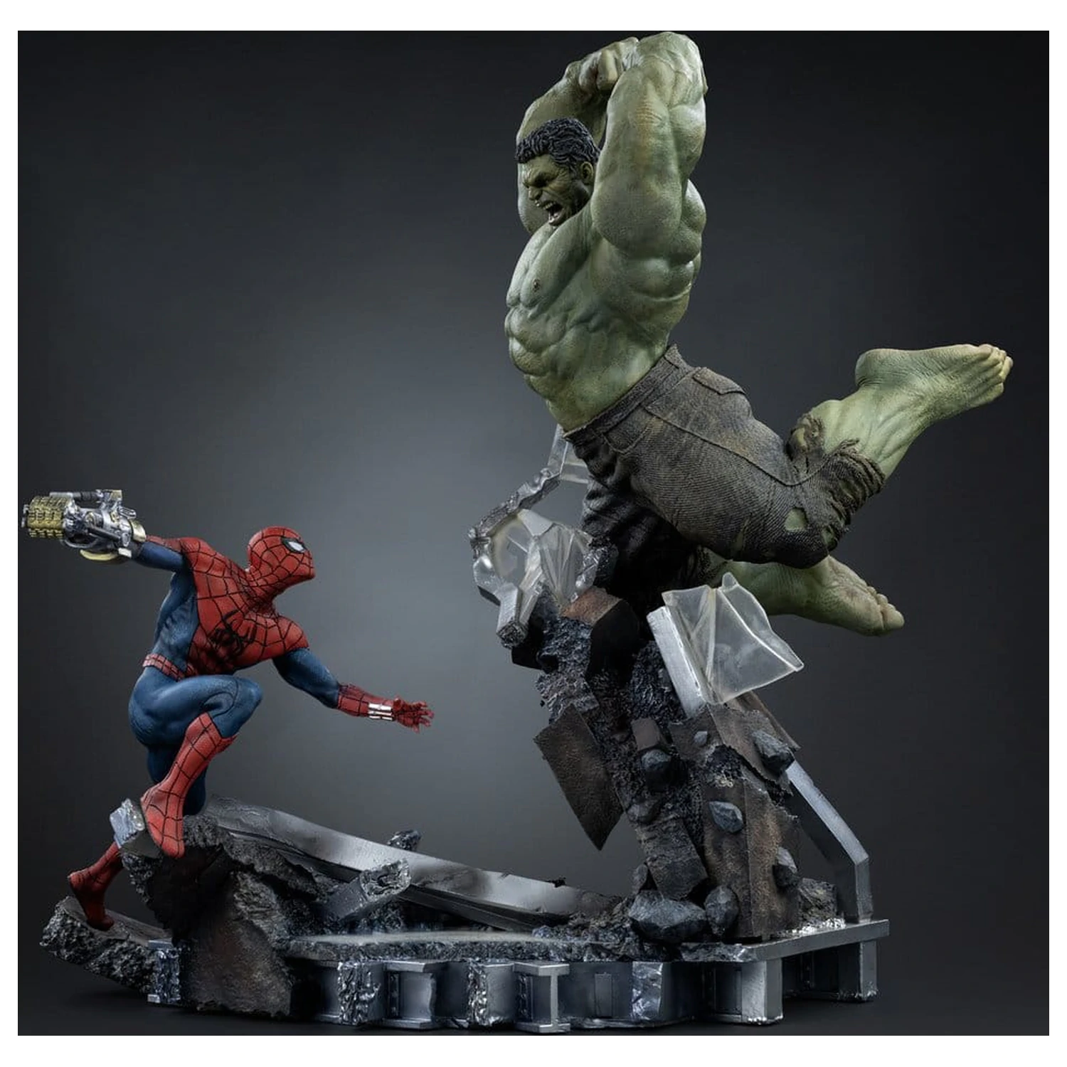 Marvel Comics Art Scale kip 1/10 Spider-Man vs Hulk 38 cm fotografija izdelka