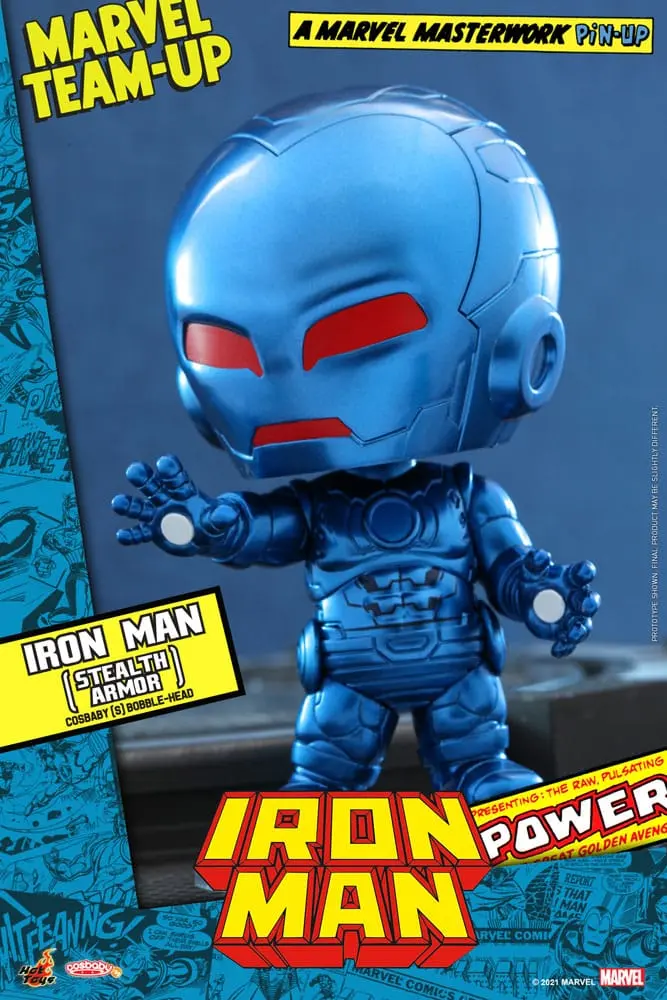 Marvel Comics Cosbaby (S) Mini Figurica Iron Man (Stealth Armor) 10 cm fotografija izdelka