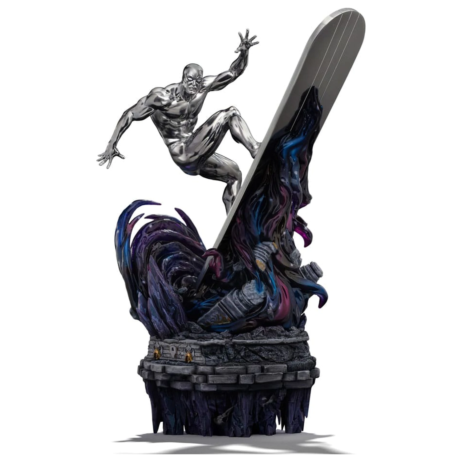 Marvel Comics Infinity Gauntlet Diorama Art Scale kip 1/10 Silver Surfer Deluxe 36 cm fotografija izdelka