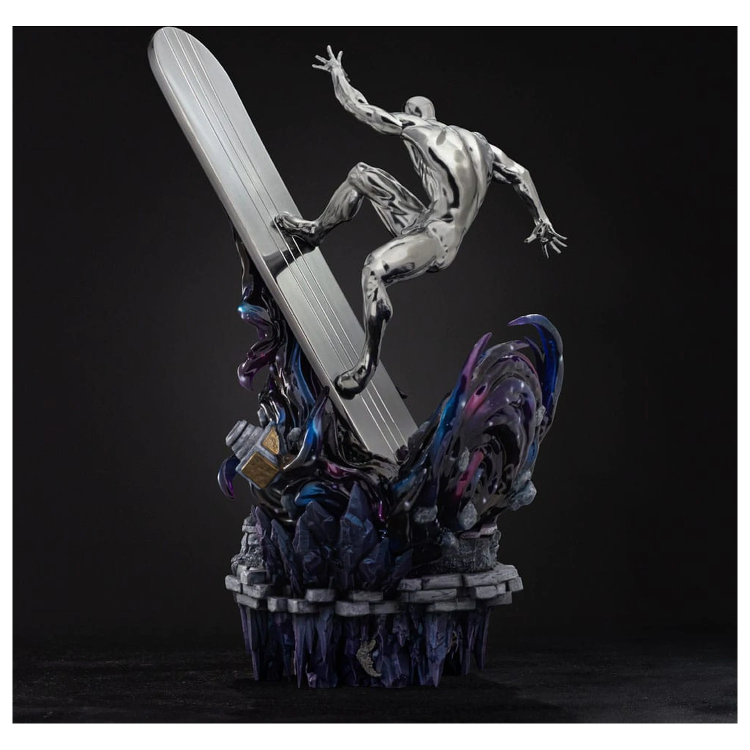 Marvel Comics Infinity Gauntlet Diorama Art Scale kip 1/10 Silver Surfer Deluxe 36 cm fotografija izdelka