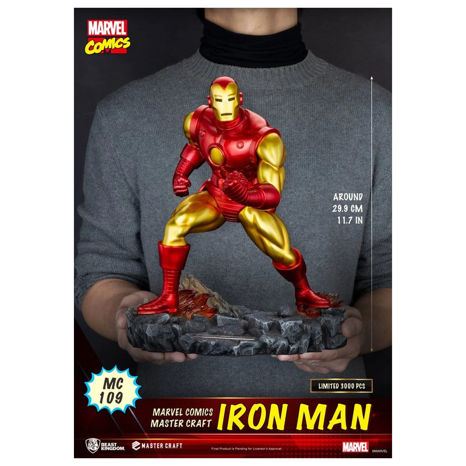 Marvel Comics Master Craft kip Iron Man 29 cm fotografija izdelka