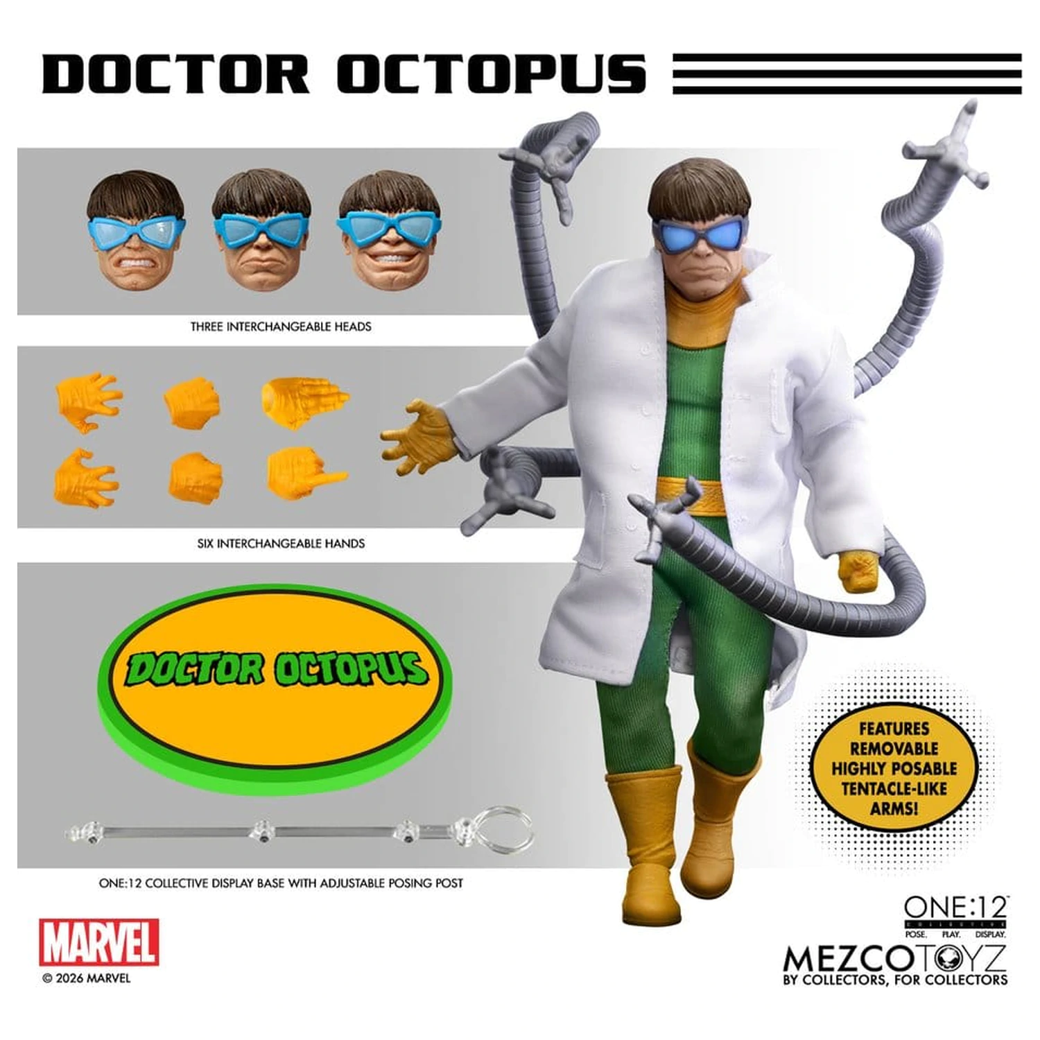 Marvel Comics One:12 Collective akcijska figura 1/12 Doctor Octopus 16 cm fotografija izdelka