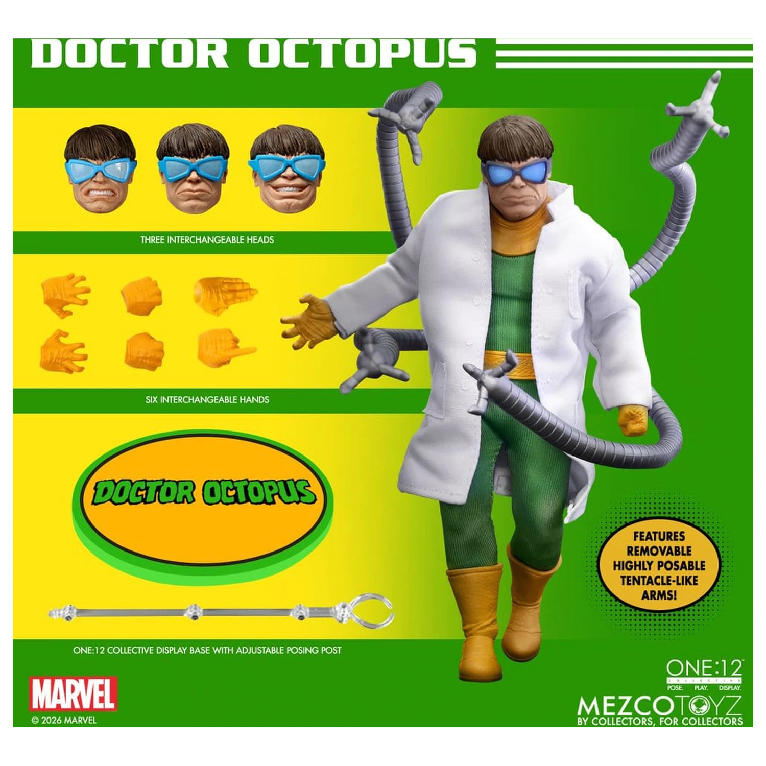 Marvel Comics One:12 Collective akcijska figura 1/12 Doctor Octopus 16 cm fotografija izdelka