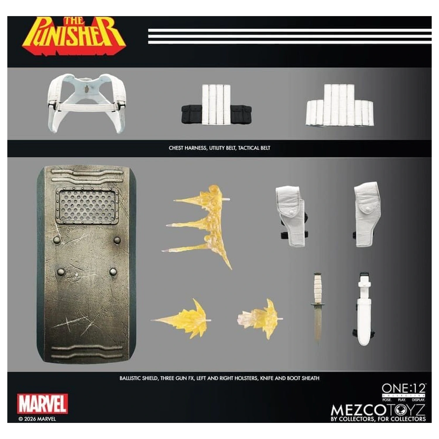 Marvel Comics One:12 Collective akcijska figura 1/12 Punisher 17 cm fotografija izdelka
