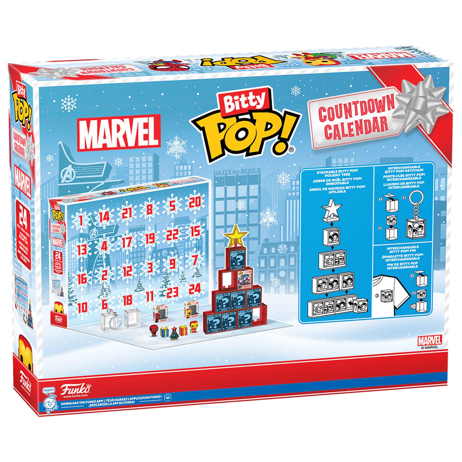 Marvel Comics Bitty Funko POP! Adventni koledar fotografija izdelka