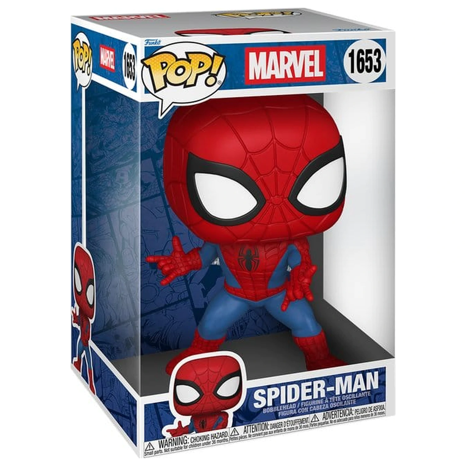 Marvel Comics Super Sized Jumbo Funko POP! vinilna figura Spider-Man 25 cm fotografija izdelka