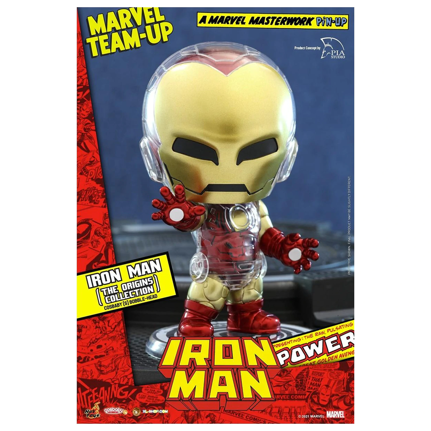 Marvel Cosbaby Wave 1 Iron Man Origins fotografija izdelka