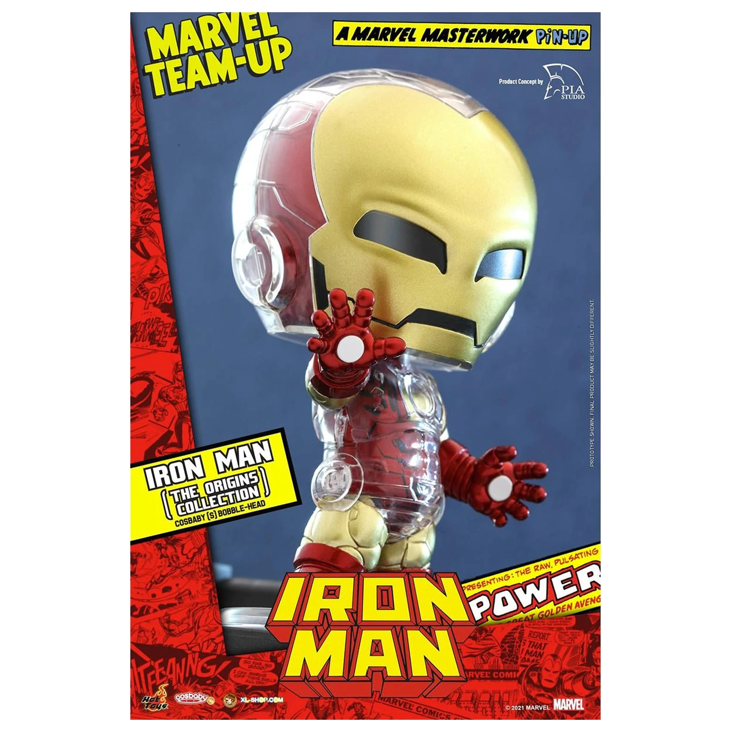 Marvel Cosbaby Wave 1 Iron Man Origins fotografija izdelka