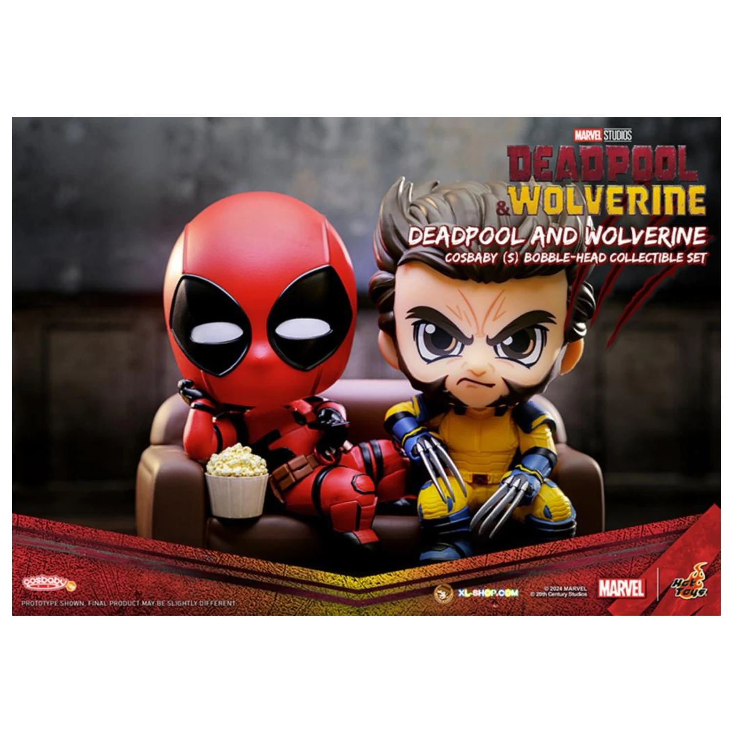 Marvel Cosbaby Wave 4 Deadpool & Wolverine set fotografija izdelka