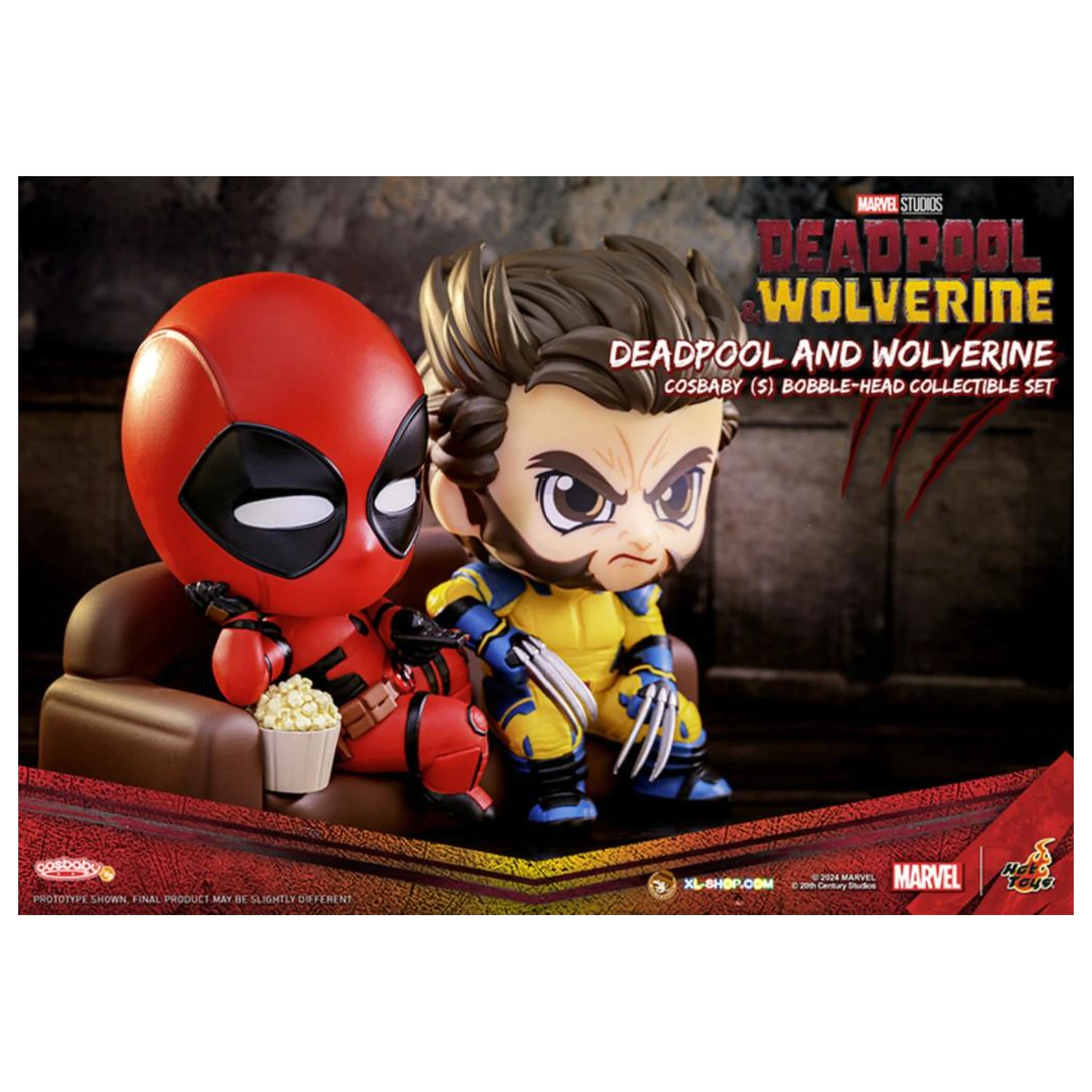 Marvel Cosbaby Wave 4 Deadpool & Wolverine set fotografija izdelka