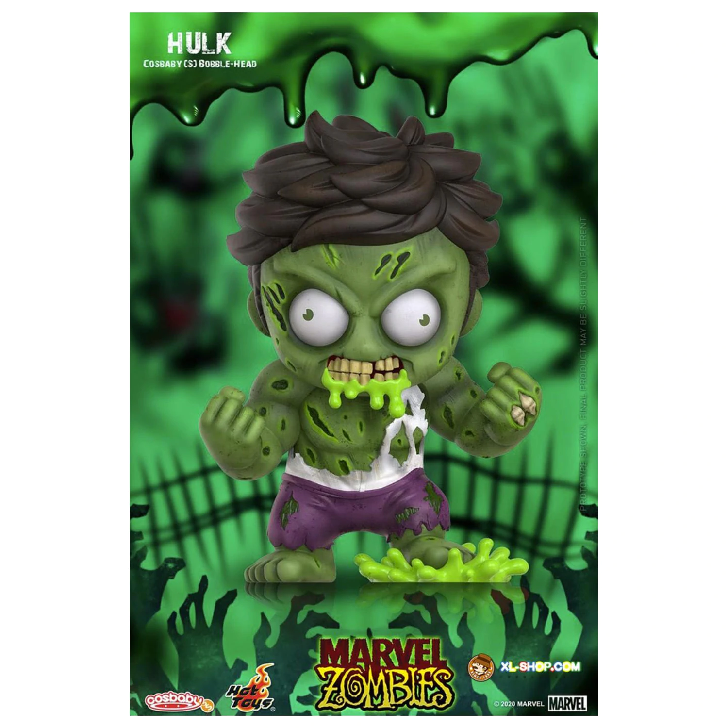Marvel Cosbaby Wave 4 Zombie Hulk fotografija izdelka
