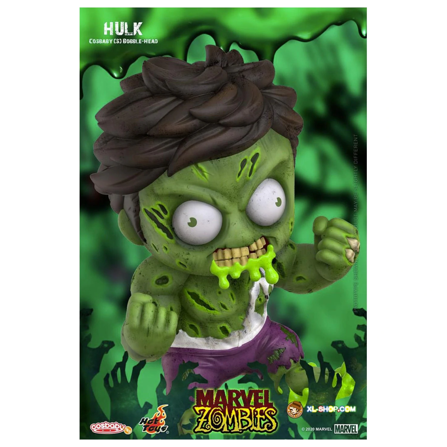 Marvel Cosbaby Wave 4 Zombie Hulk fotografija izdelka
