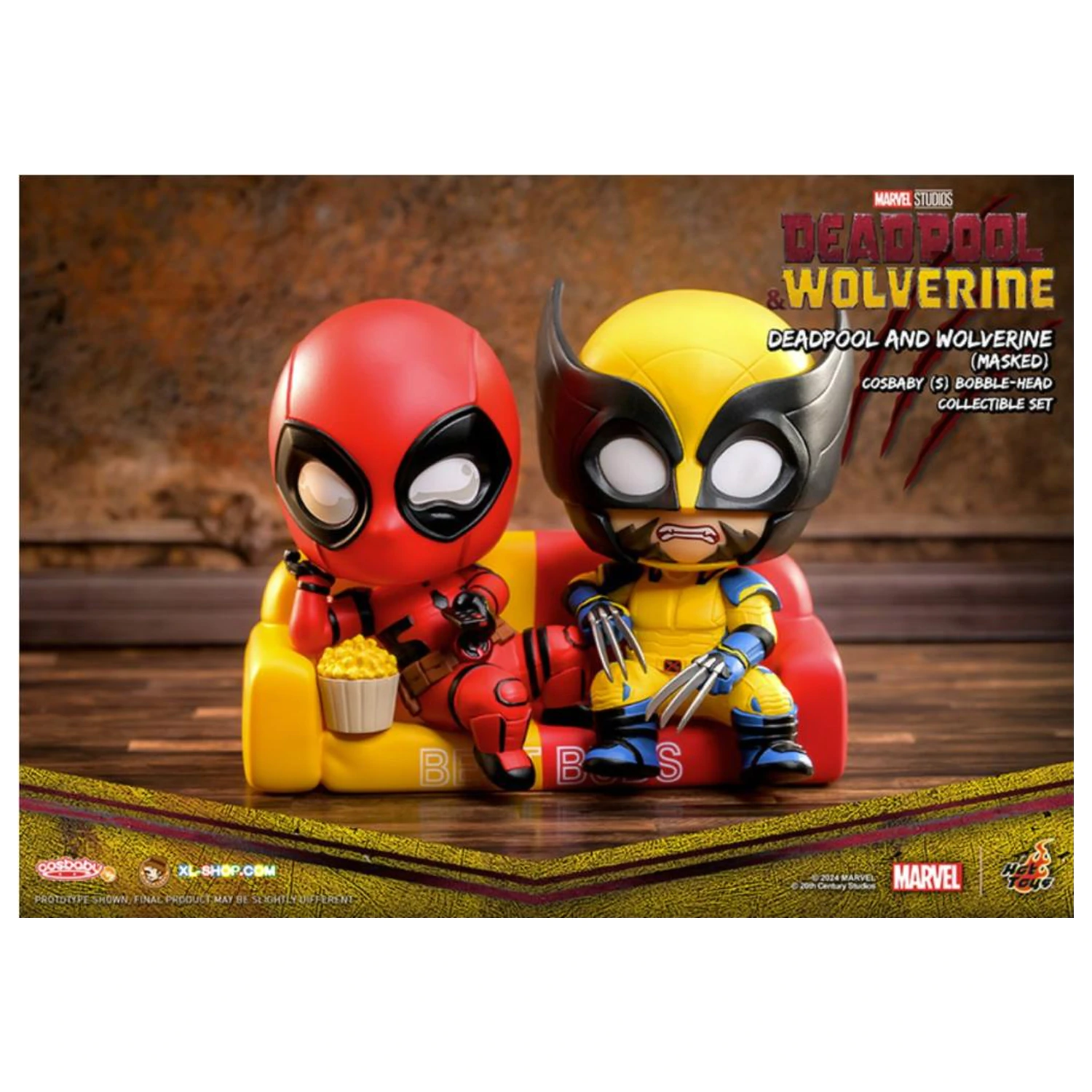Marvel Cosbaby Wave 5 Deadpool & Wolverine Masked fotografija izdelka