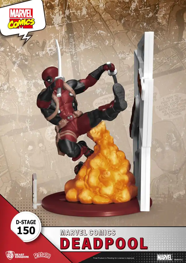 Marvel D-Stage PVC Diorama Deadpool 16 cm fotografija izdelka