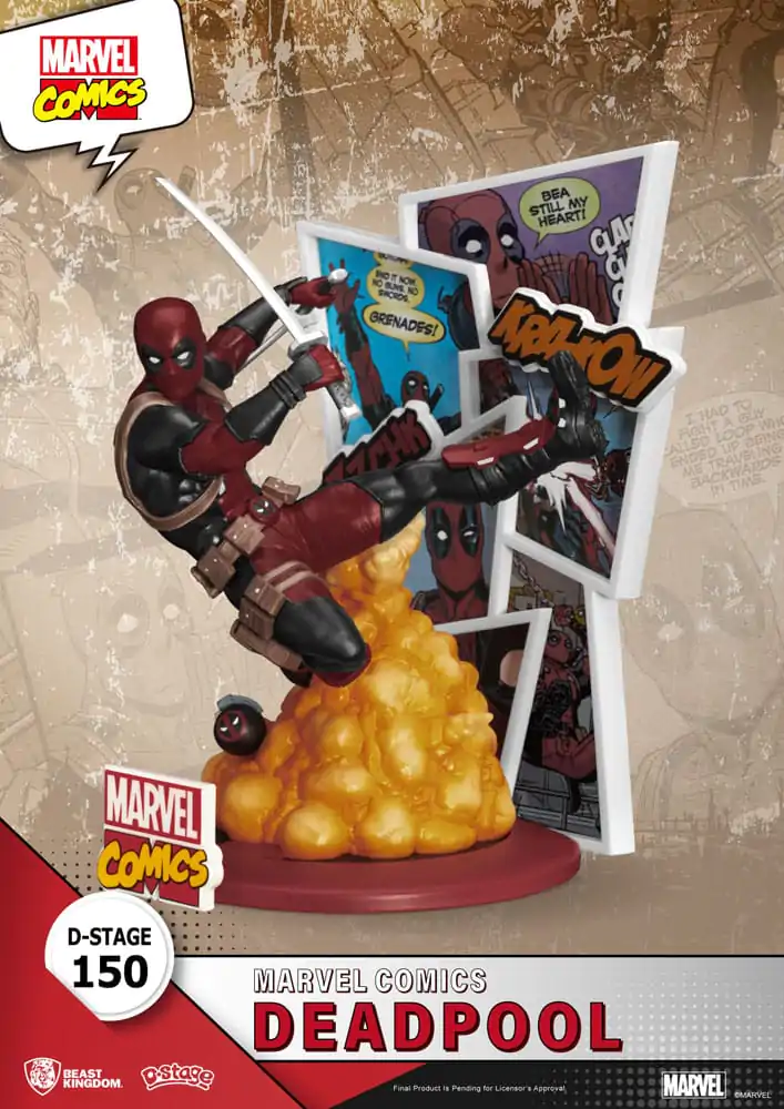 Marvel D-Stage PVC Diorama Deadpool 16 cm fotografija izdelka